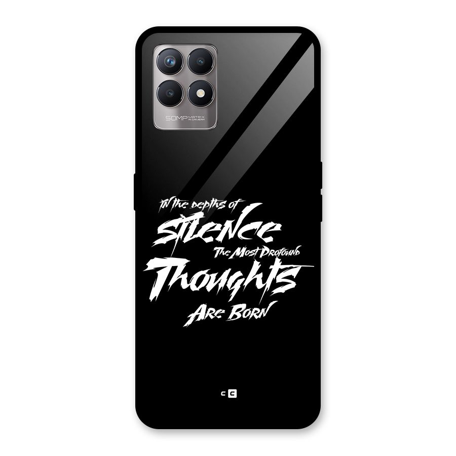 Silent Thoughts Glass Back Case for Realme Narzo 50