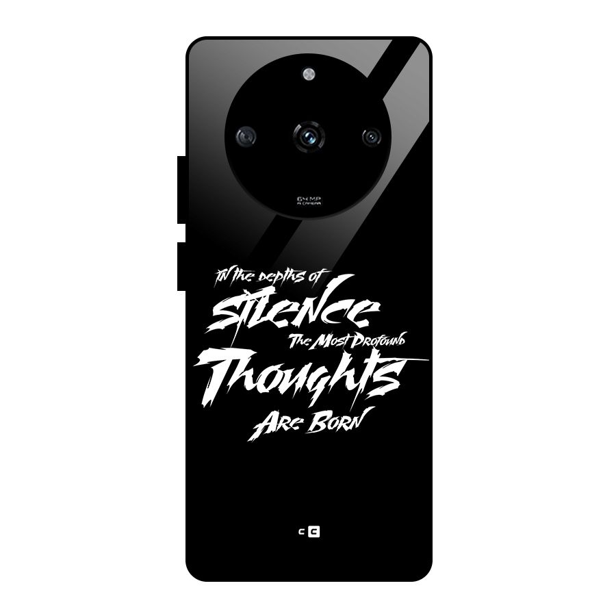 Silent Thoughts Glass Back Case for Realme Narzo 60 5G