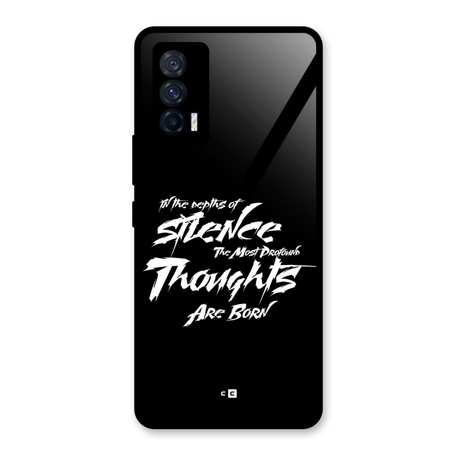 Silent Thoughts Glass Back Case for Vivo iQOO 7 5G