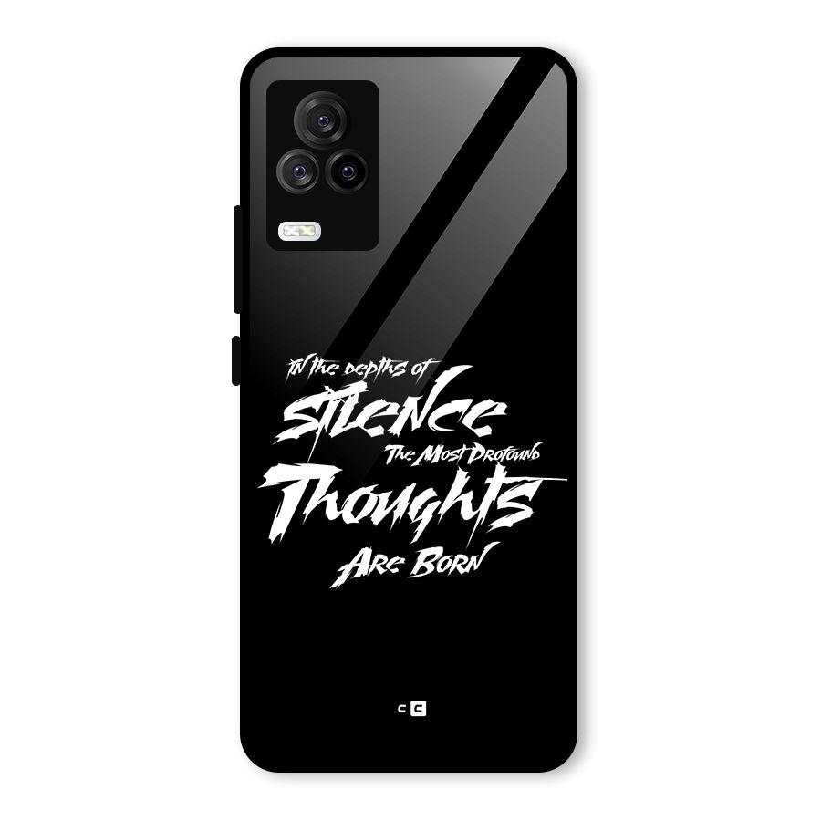 Silent Thoughts Glass Back Case for Vivo iQOO 7 Legend 5G