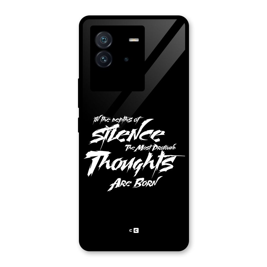 Silent Thoughts Glass Back Case for Vivo iQOO Neo 6 5G