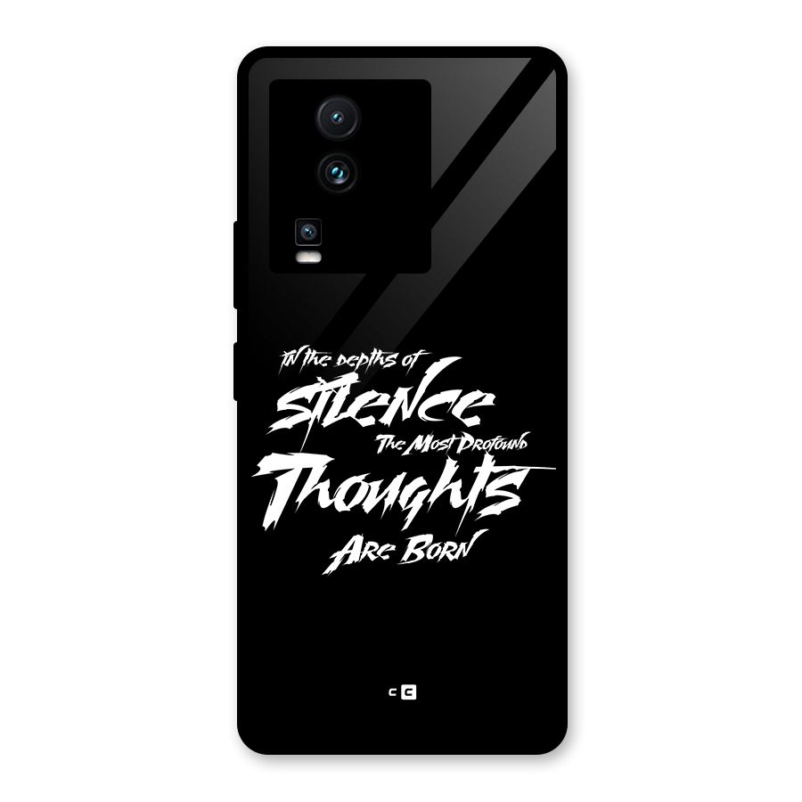 Silent Thoughts Glass Back Case for Vivo iQOO Neo 7 Pro