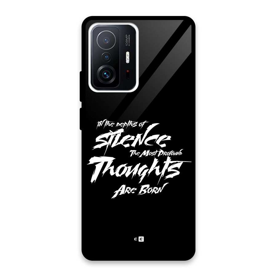 Silent Thoughts Glass Back Case for Xiaomi 11T Pro
