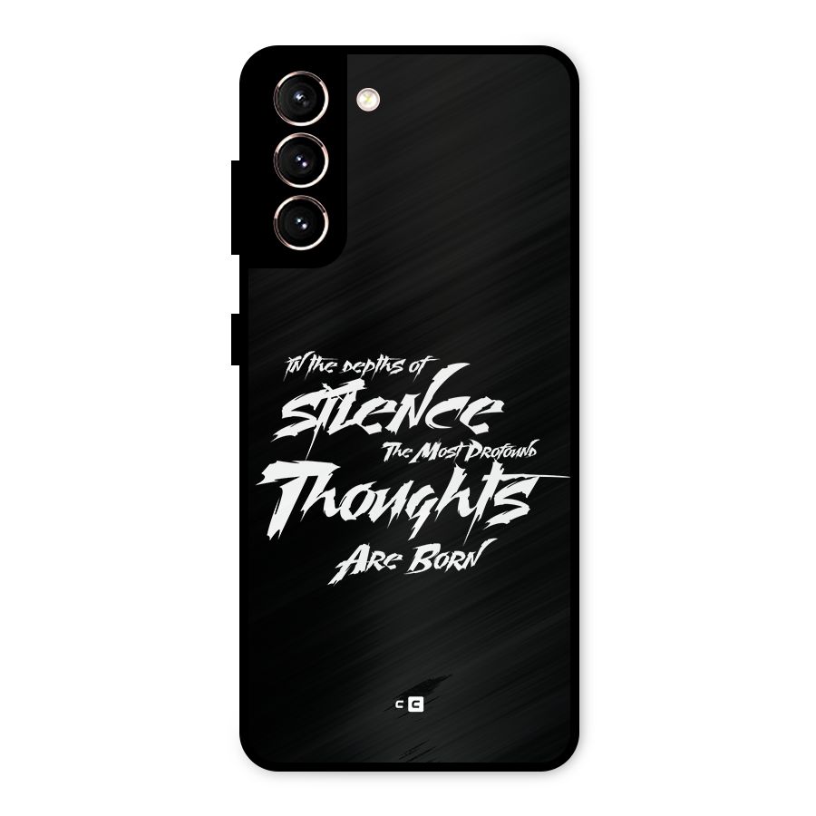Silent Thoughts Metal Back Case for Galaxy S21 5G