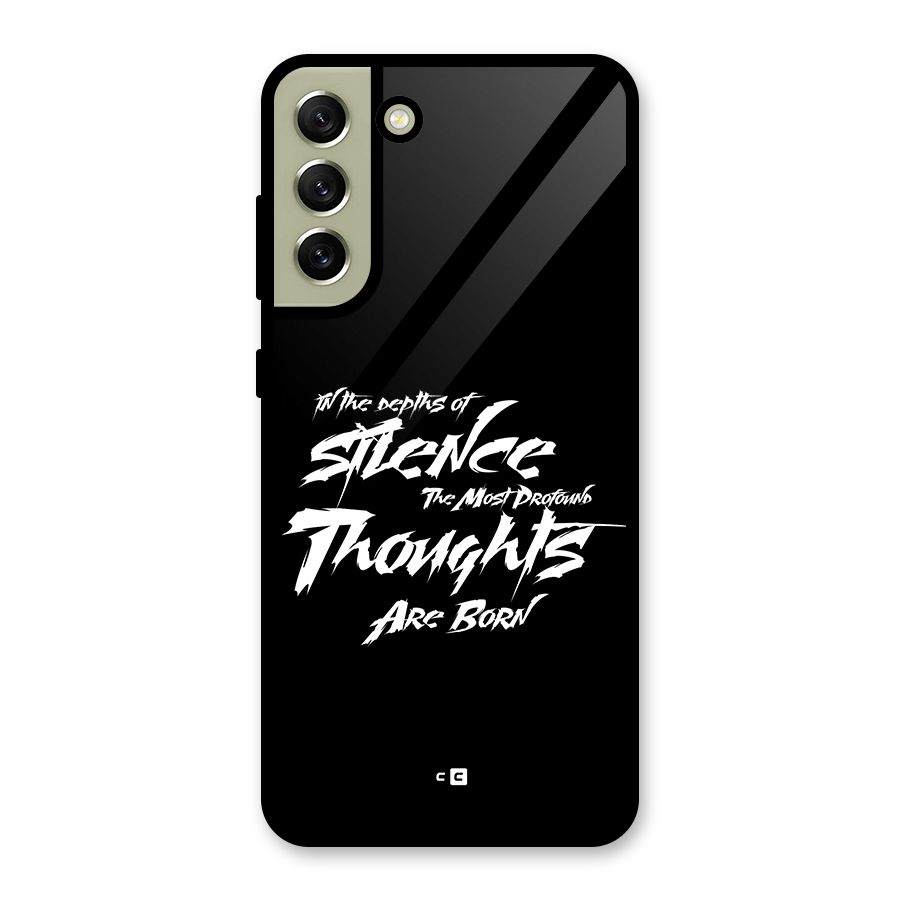 Silent Thoughts Metal Back Case for Galaxy S21 FE 5G (2023)