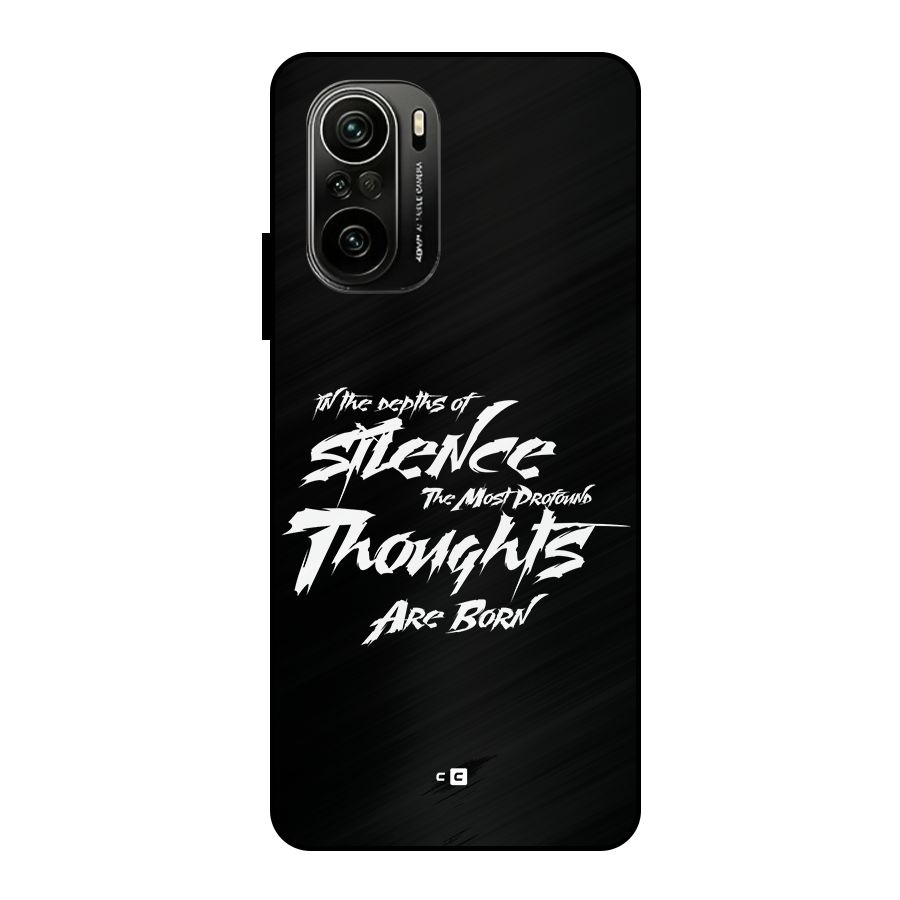 Silent Thoughts Metal Back Case for Mi 11X Pro