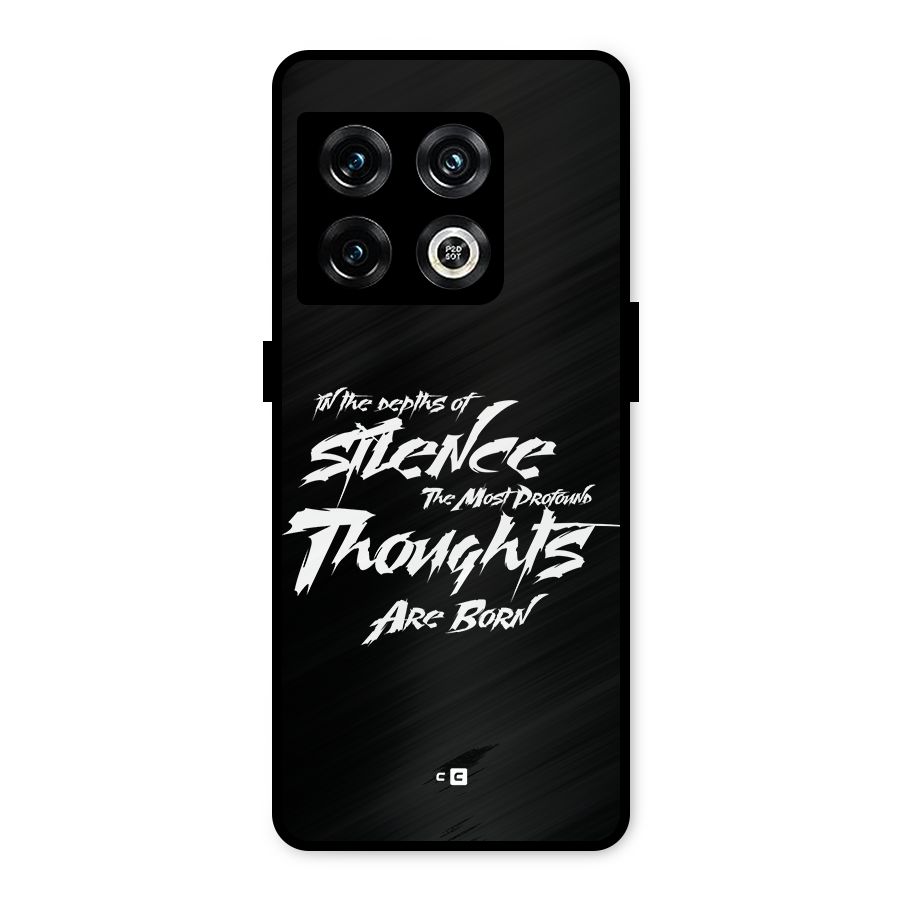 Silent Thoughts Metal Back Case for OnePlus 10 Pro 5G