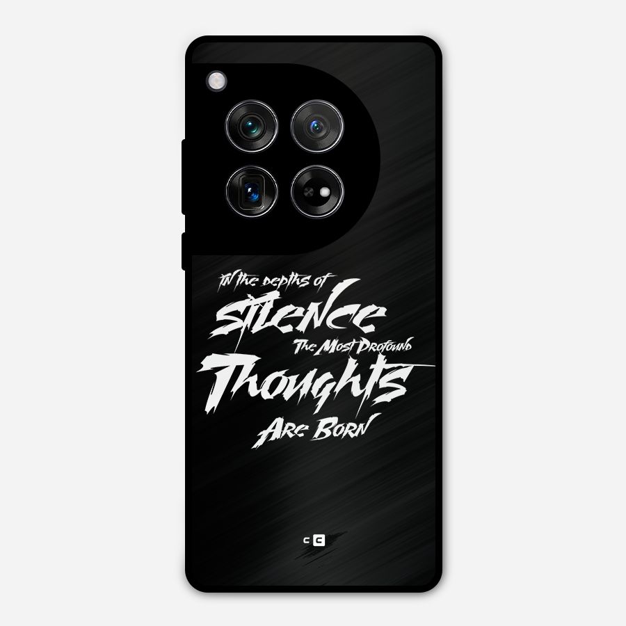 Silent Thoughts Metal Back Case for OnePlus 12