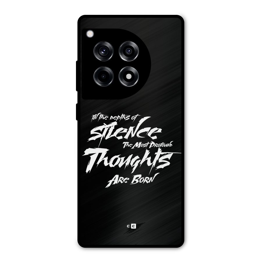 Silent Thoughts Metal Back Case for OnePlus 12R