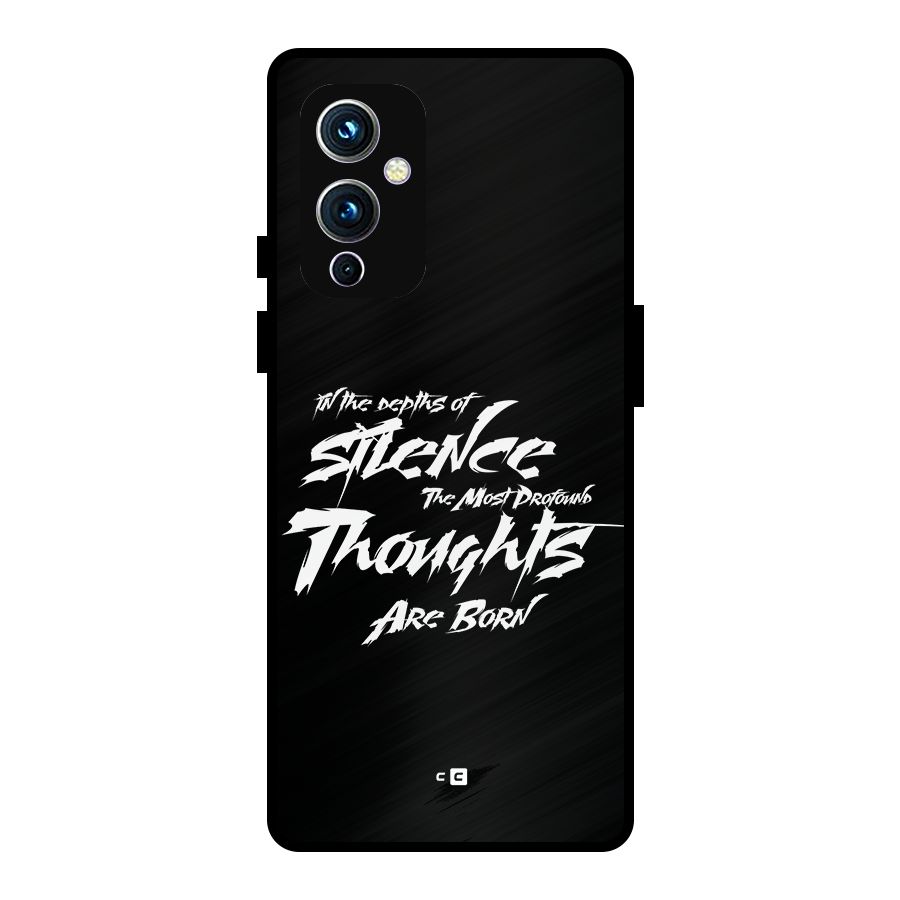 Silent Thoughts Metal Back Case for OnePlus 9