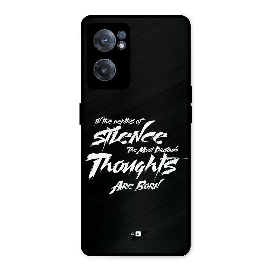 Silent Thoughts Metal Back Case for OnePlus Nord CE 2 5G