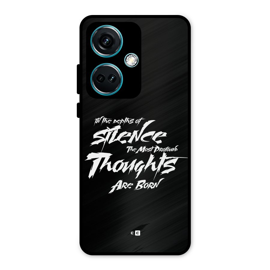 Silent Thoughts Metal Back Case for OnePlus Nord CE 3 5G