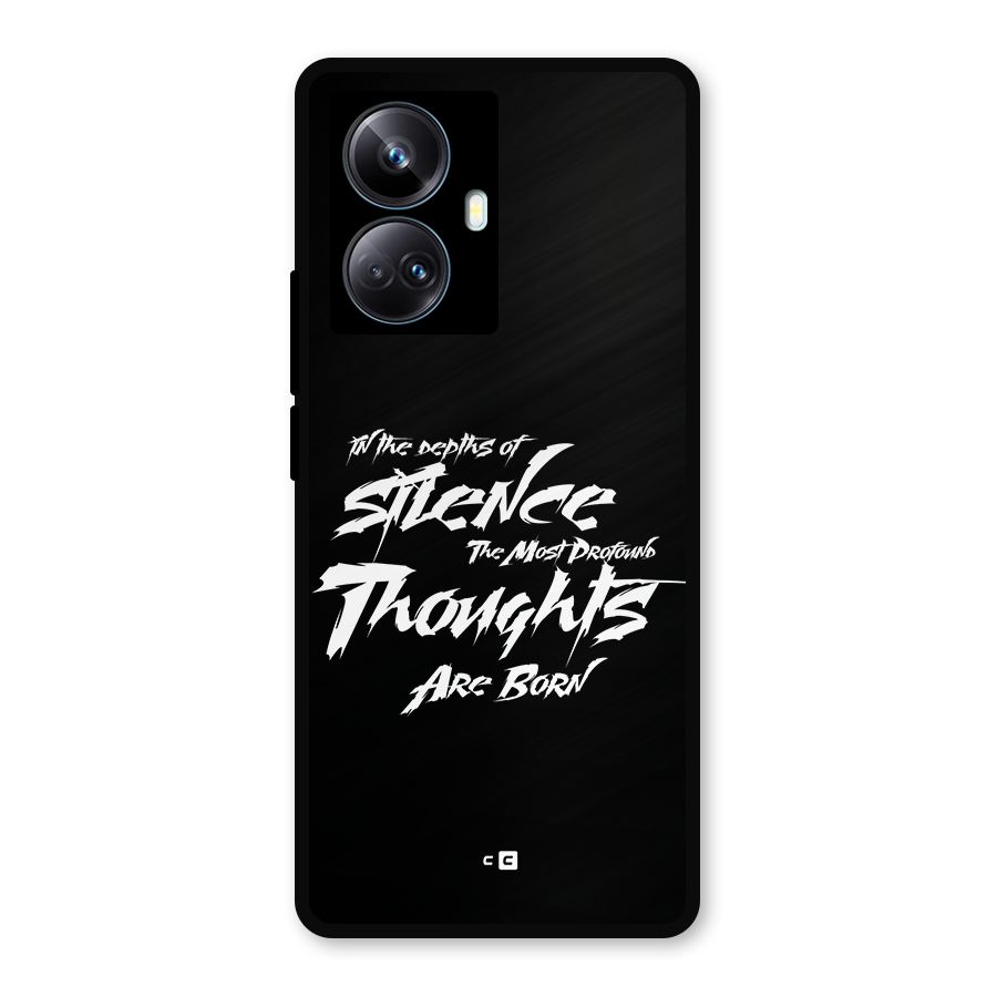 Silent Thoughts Metal Back Case for Realme 10 Pro Plus