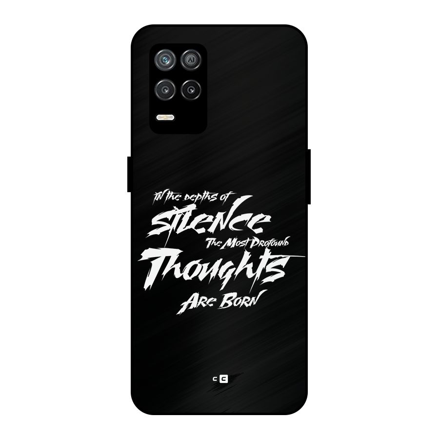 Silent Thoughts Metal Back Case for Realme 8 5G