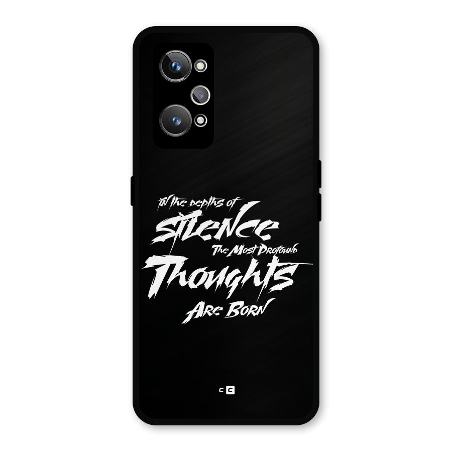 Silent Thoughts Metal Back Case for Realme GT Neo2