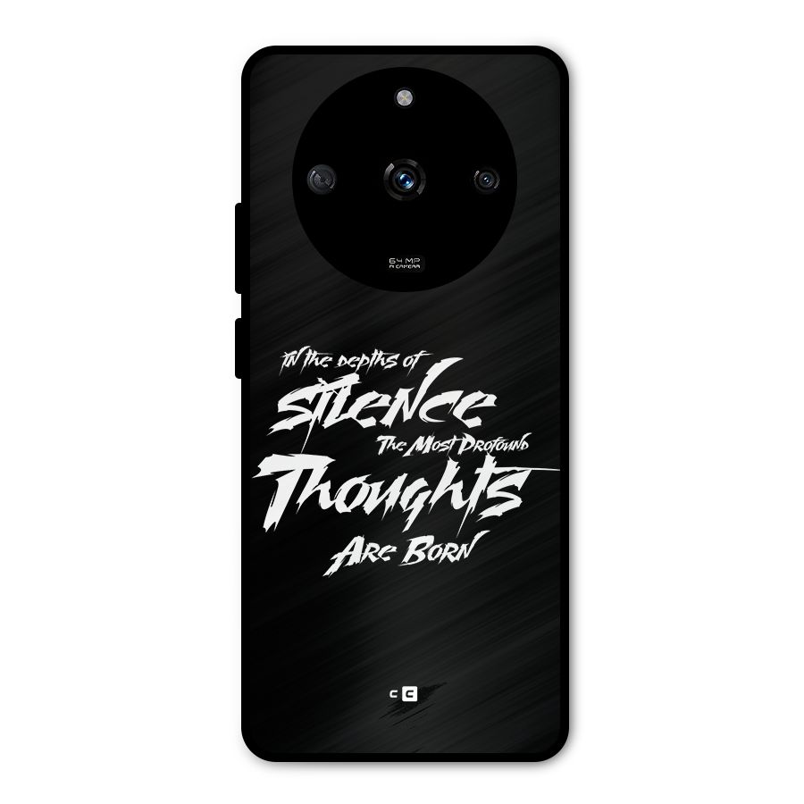 Silent Thoughts Metal Back Case for Realme Narzo 60 5G