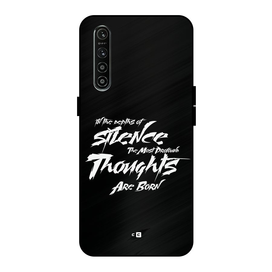 Silent Thoughts Metal Back Case for Realme XT