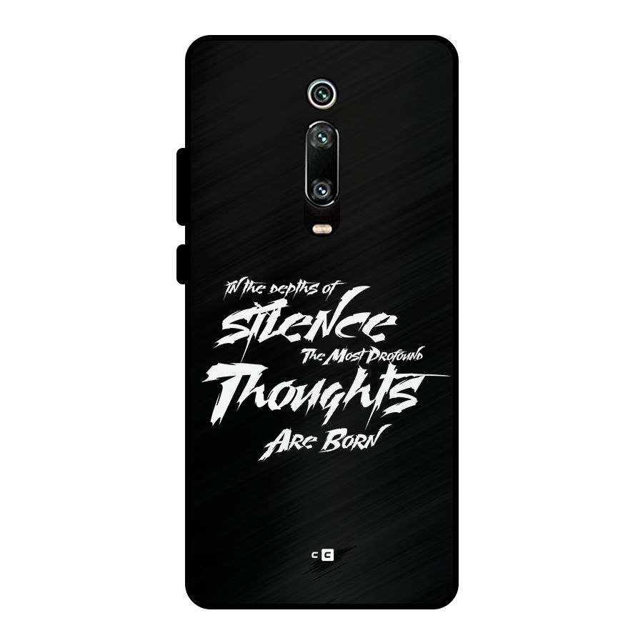 Silent Thoughts Metal Back Case for Redmi K20