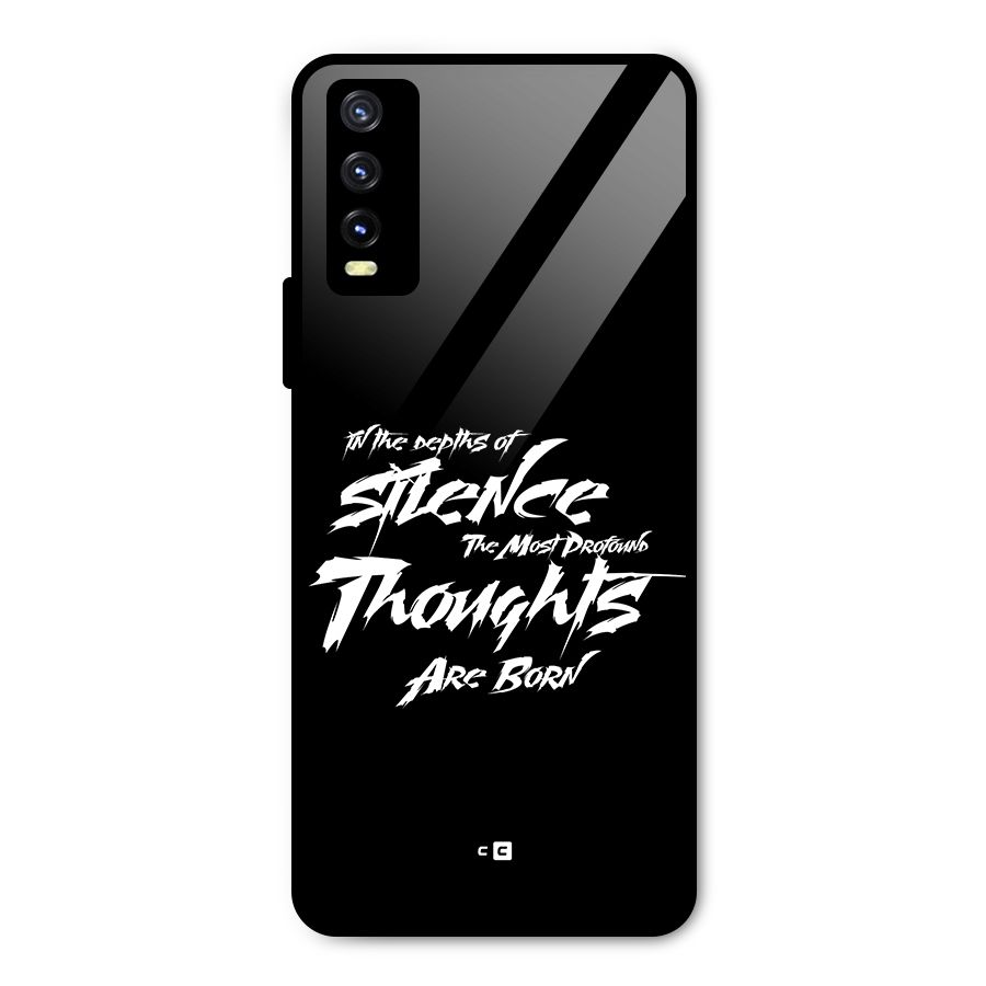 Silent Thoughts Metal Back Case for Vivo Y20