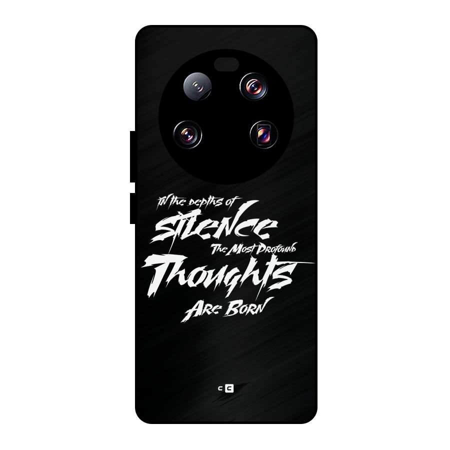 Silent Thoughts Metal Back Case for Xiaomi 13 Ultra