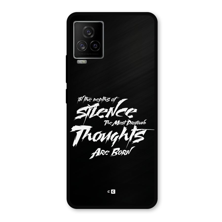 Silent Thoughts Metal Back Case for iQOO 7 Legend 5G