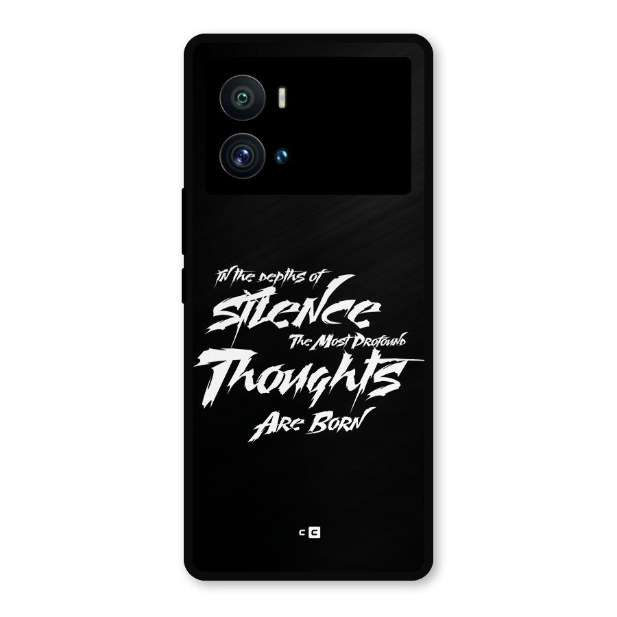 Silent Thoughts Metal Back Case for iQOO 9 Pro
