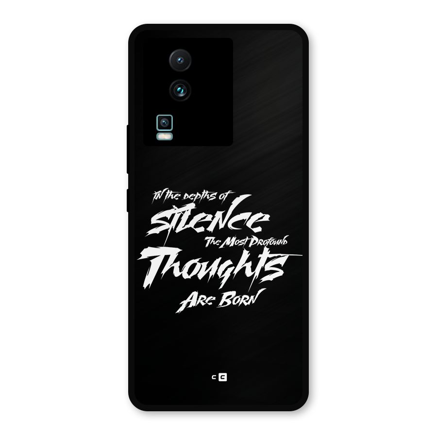 Silent Thoughts Metal Back Case for iQOO Neo 7