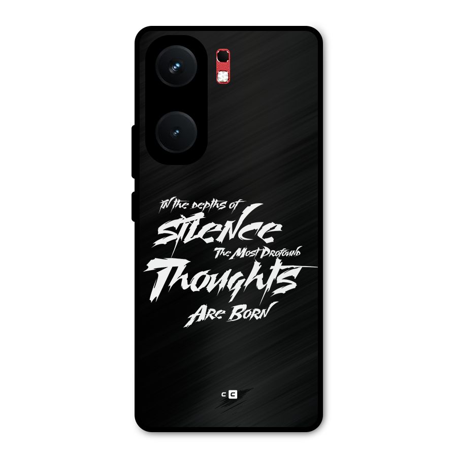 Silent Thoughts Metal Back Case for iQOO Neo 9 Pro