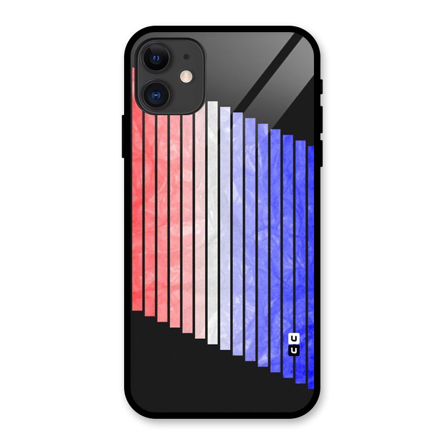 Simple Bars Glass Back Case for iPhone 11