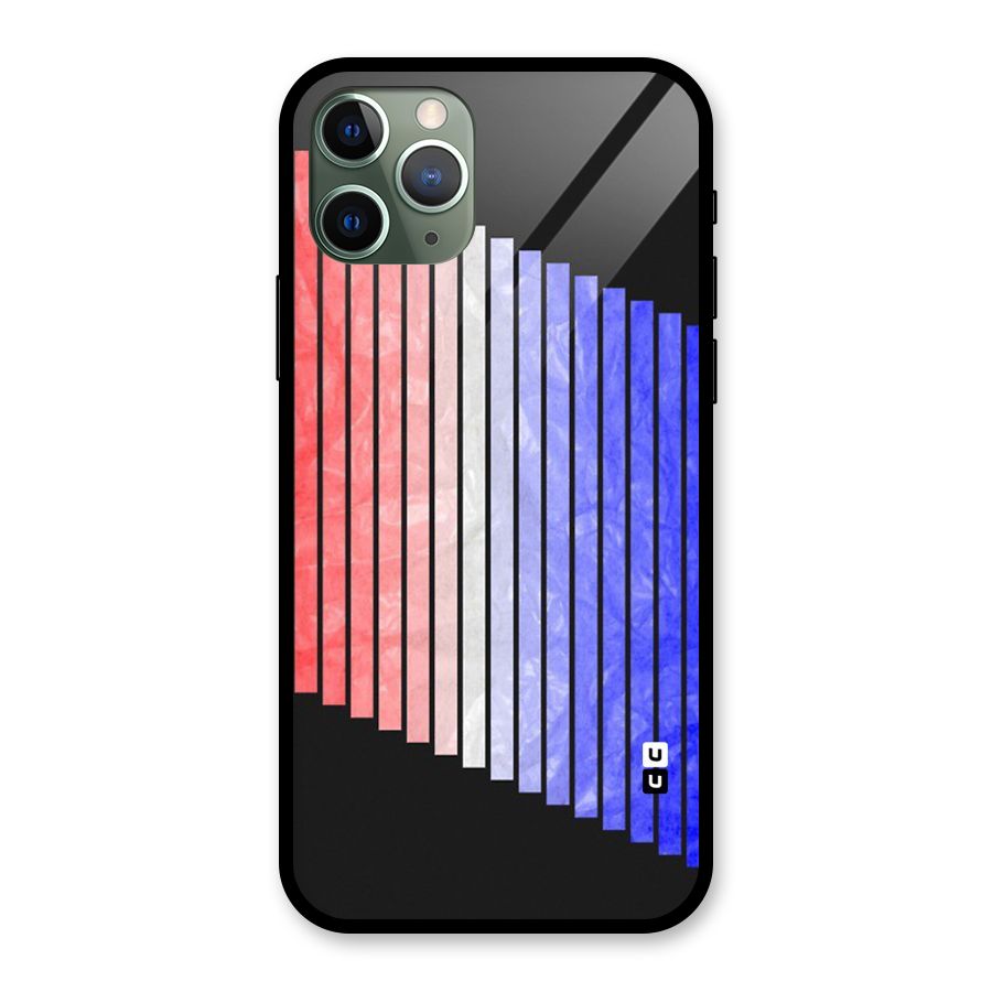 Simple Bars Glass Back Case for iPhone 11 Pro