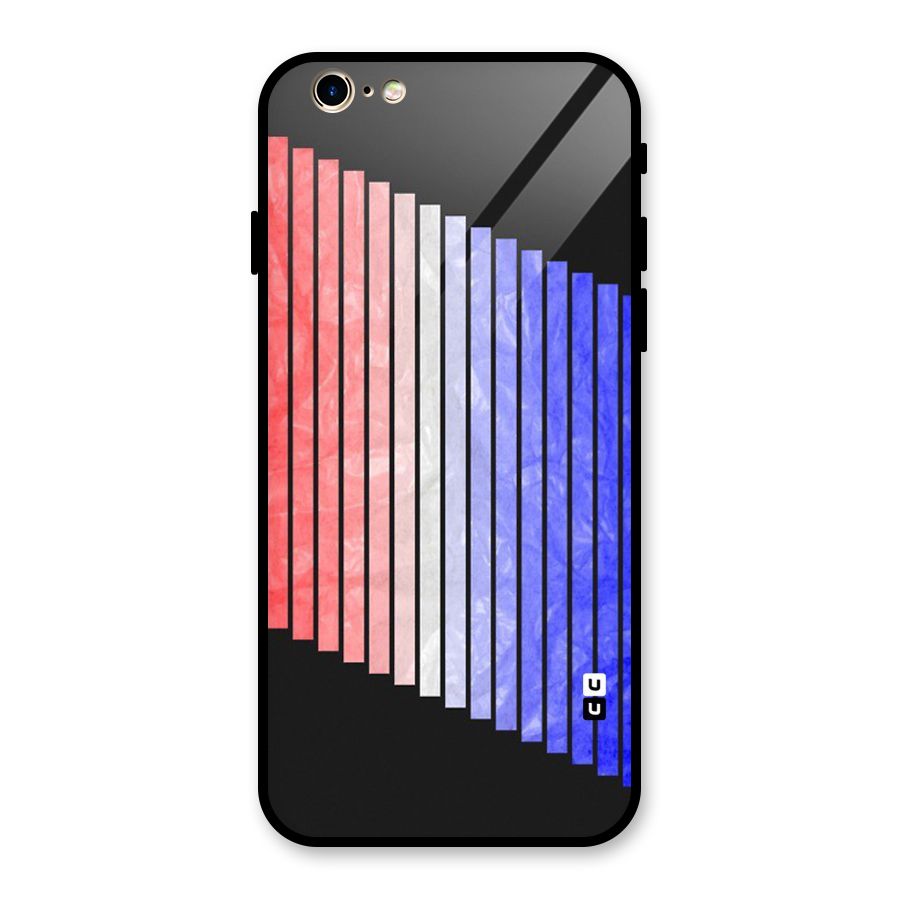 Simple Bars Glass Back Case for iPhone 6 6S