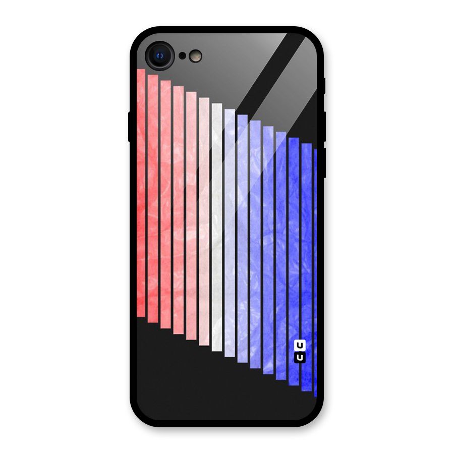 Simple Bars Glass Back Case for iPhone 7