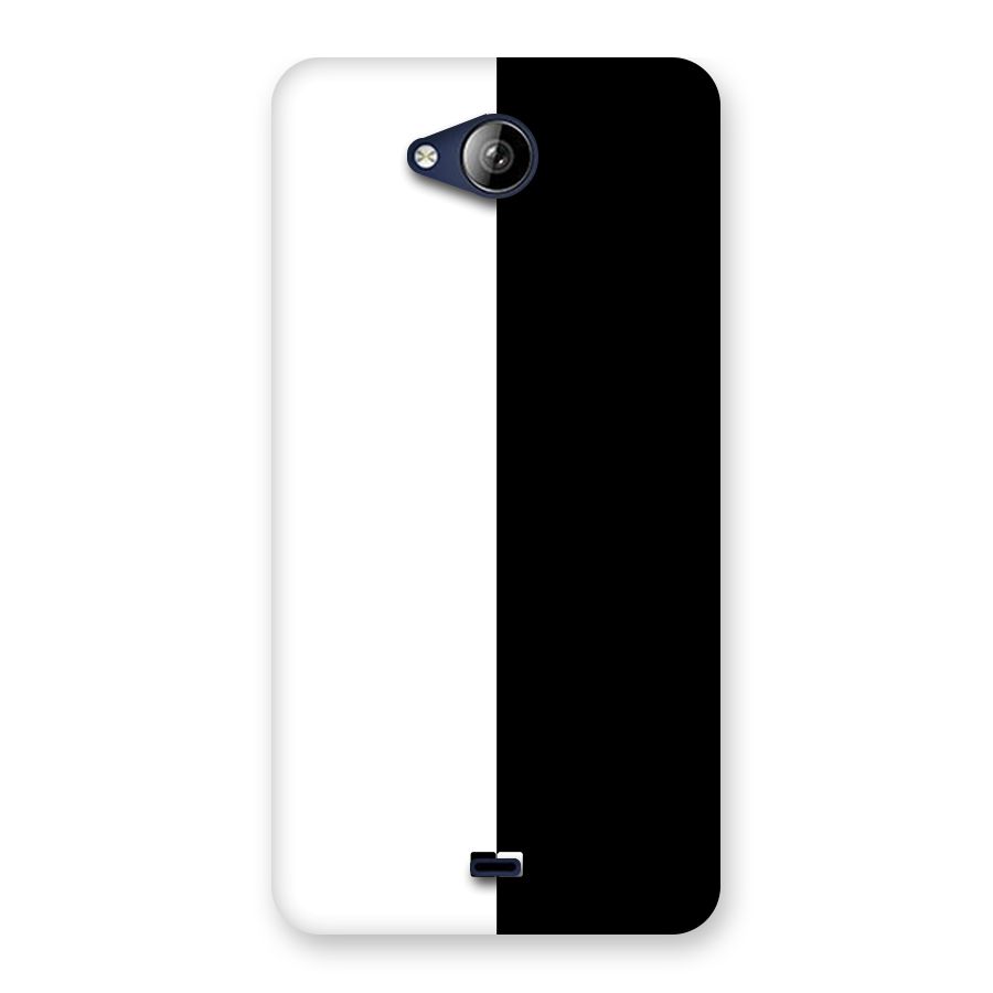 Simple Black White Back Case for Canvas Play Q355