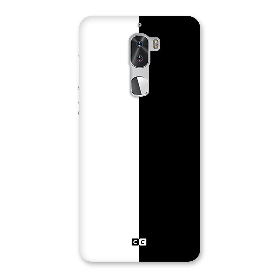 Simple Black White Back Case for Coolpad Cool 1