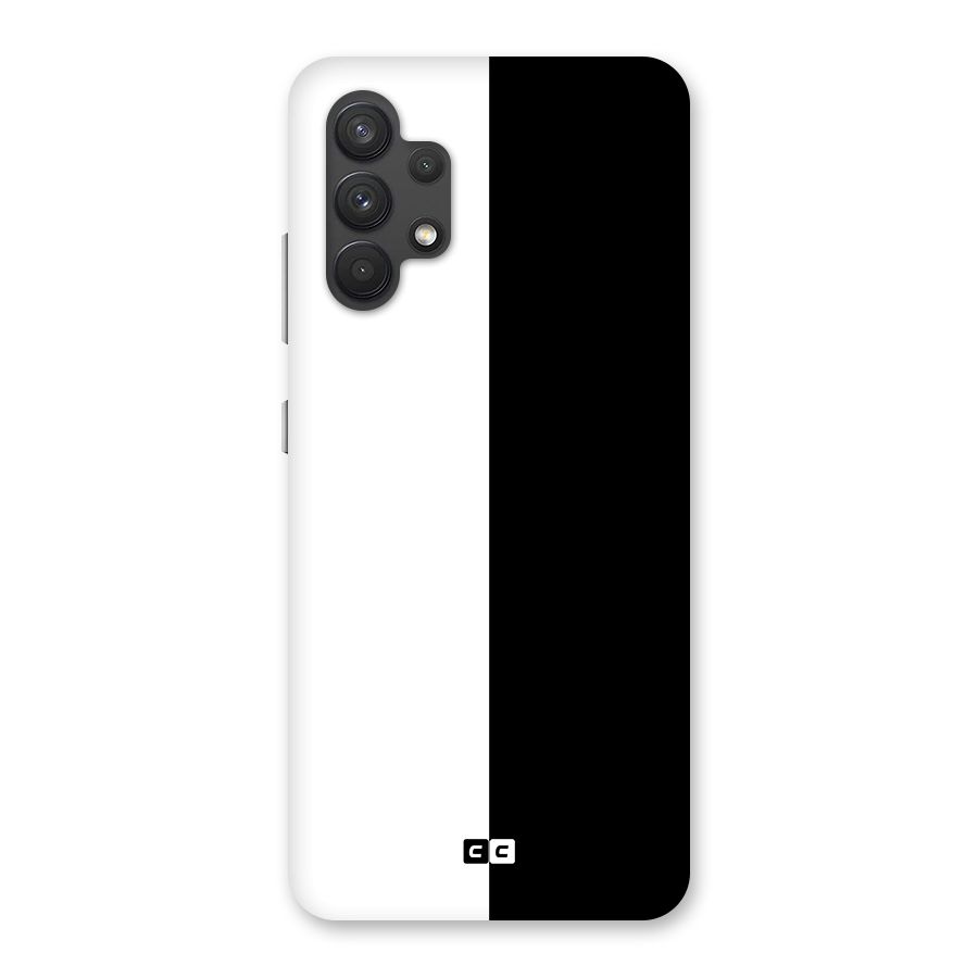 Simple Black White Back Case for Galaxy A32