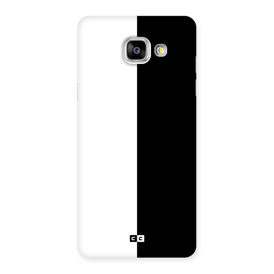 Simple Black White Back Case for Galaxy A5 2016
