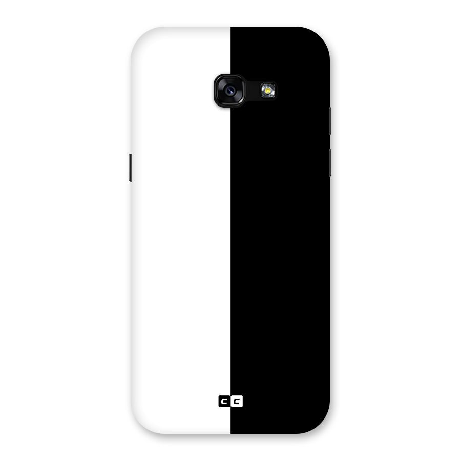 Simple Black White Back Case for Galaxy A5 2017