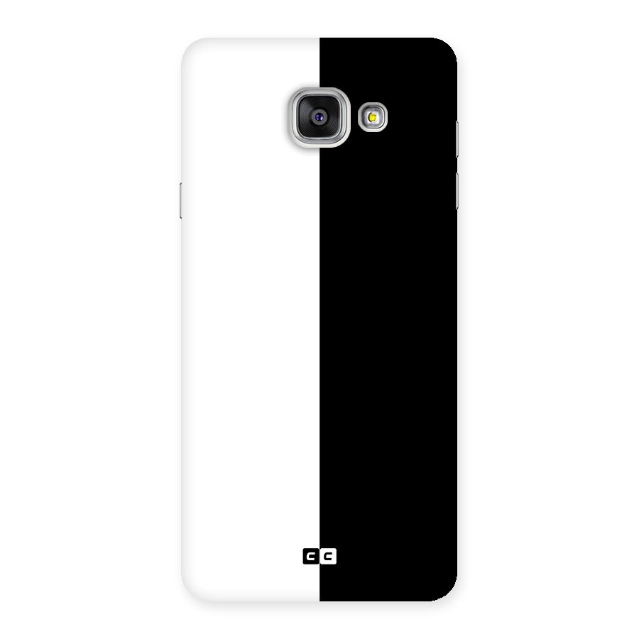 Simple Black White Back Case for Galaxy A7 2016