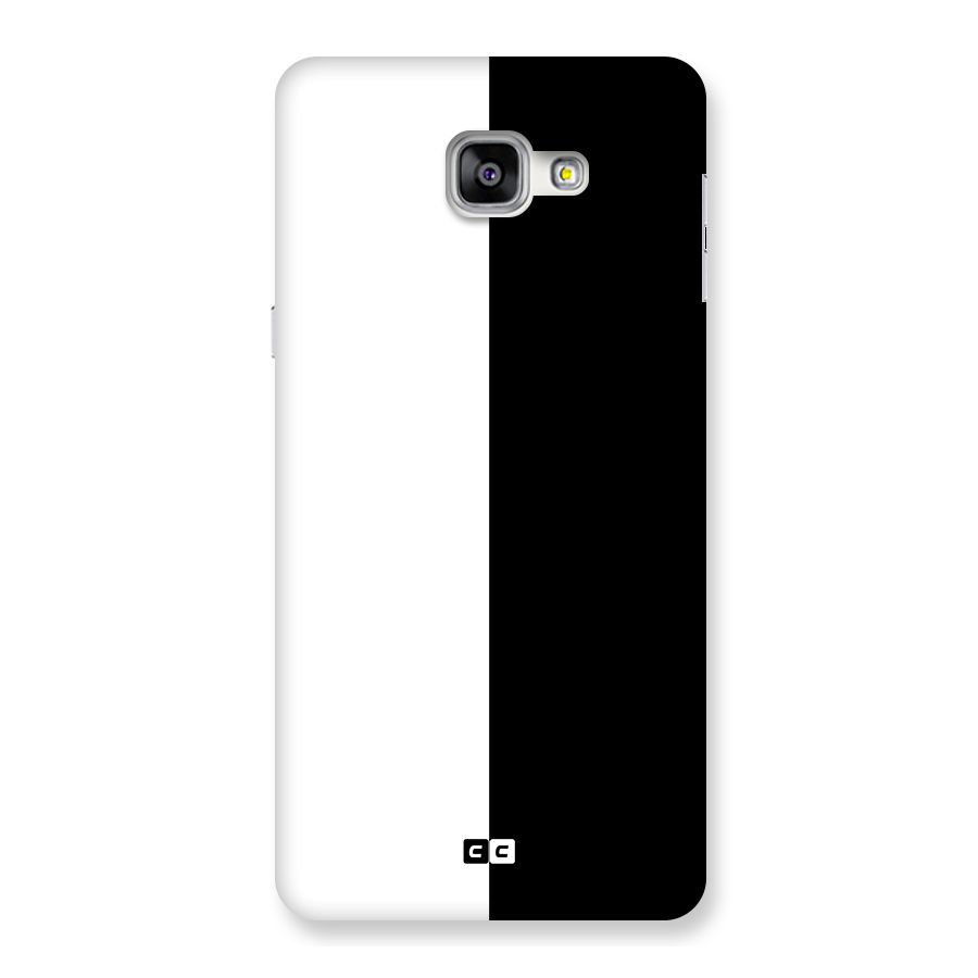 Simple Black White Back Case for Galaxy A9
