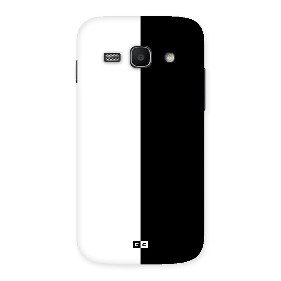 Simple Black White Back Case for Galaxy Ace 3