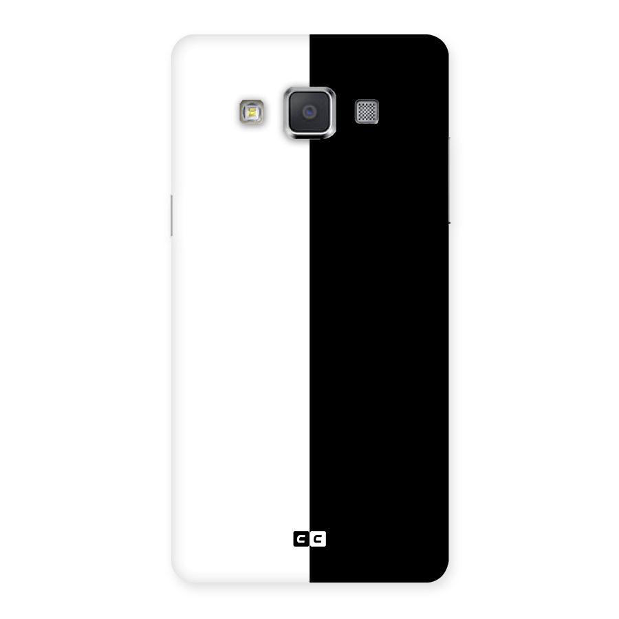 Simple Black White Back Case for Galaxy Grand 3