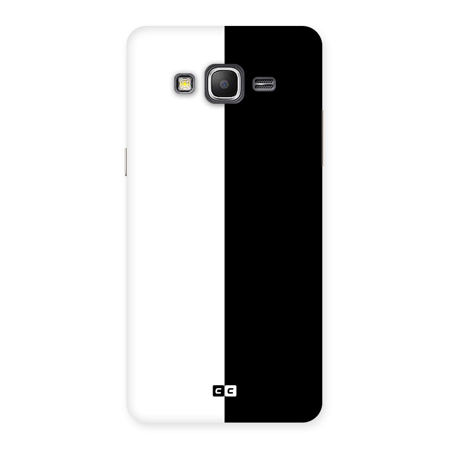 Simple Black White Back Case for Galaxy Grand Prime
