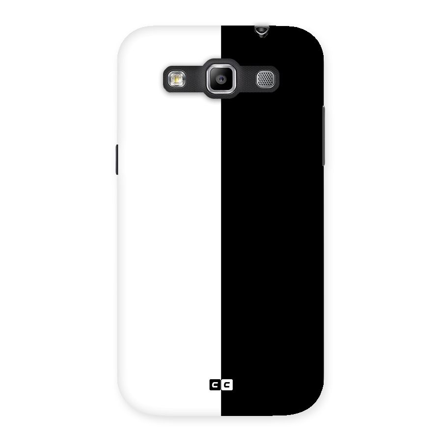 Simple Black White Back Case for Galaxy Grand Quattro