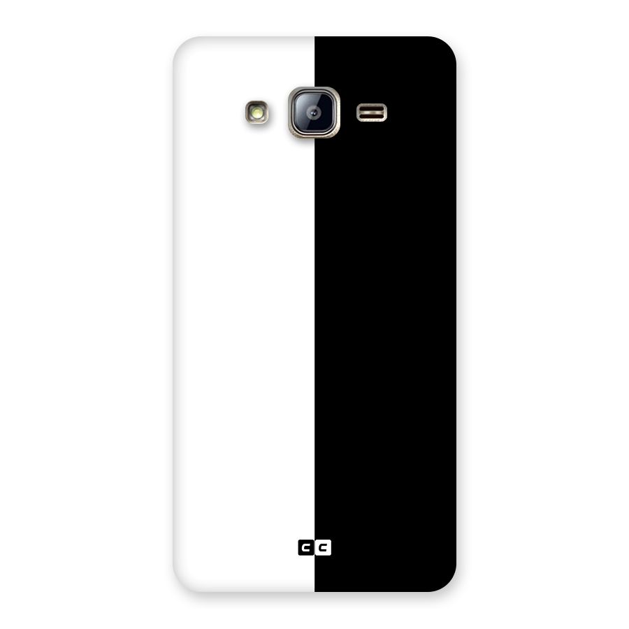 Simple Black White Back Case for Galaxy On5