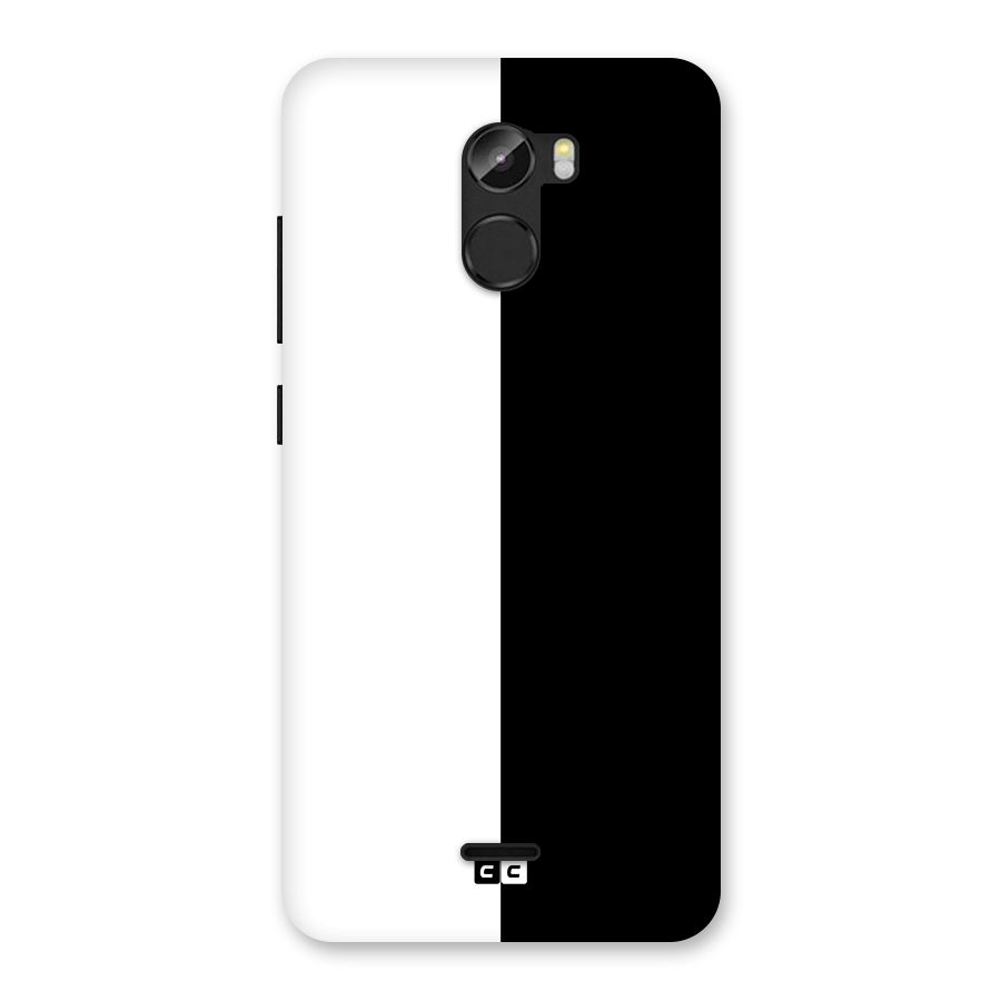 Simple Black White Back Case for Gionee X1