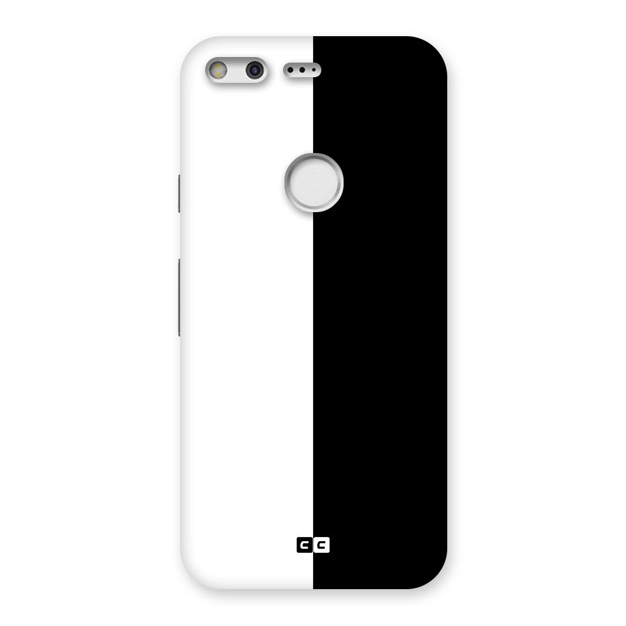 Simple Black White Back Case for Google Pixel