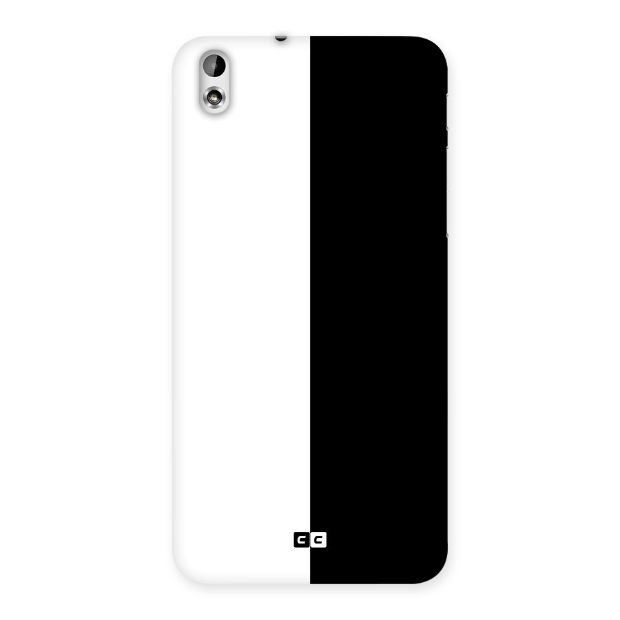 Simple Black White Back Case for HTC Desire 816g