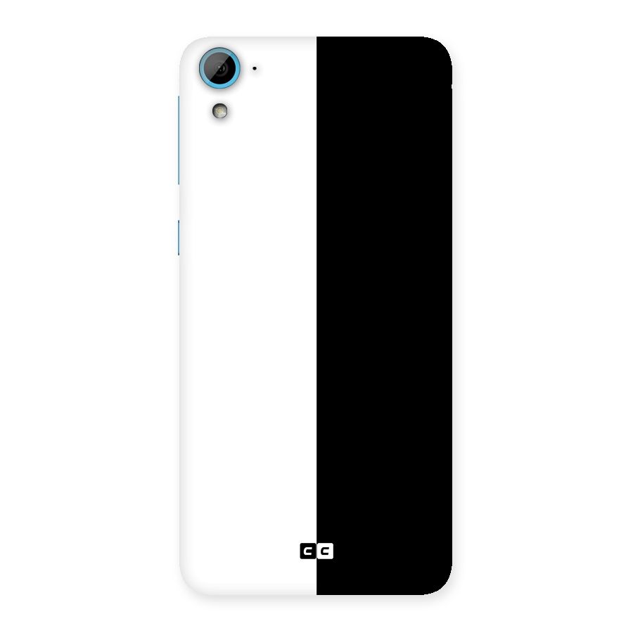 Simple Black White Back Case for HTC Desire 826