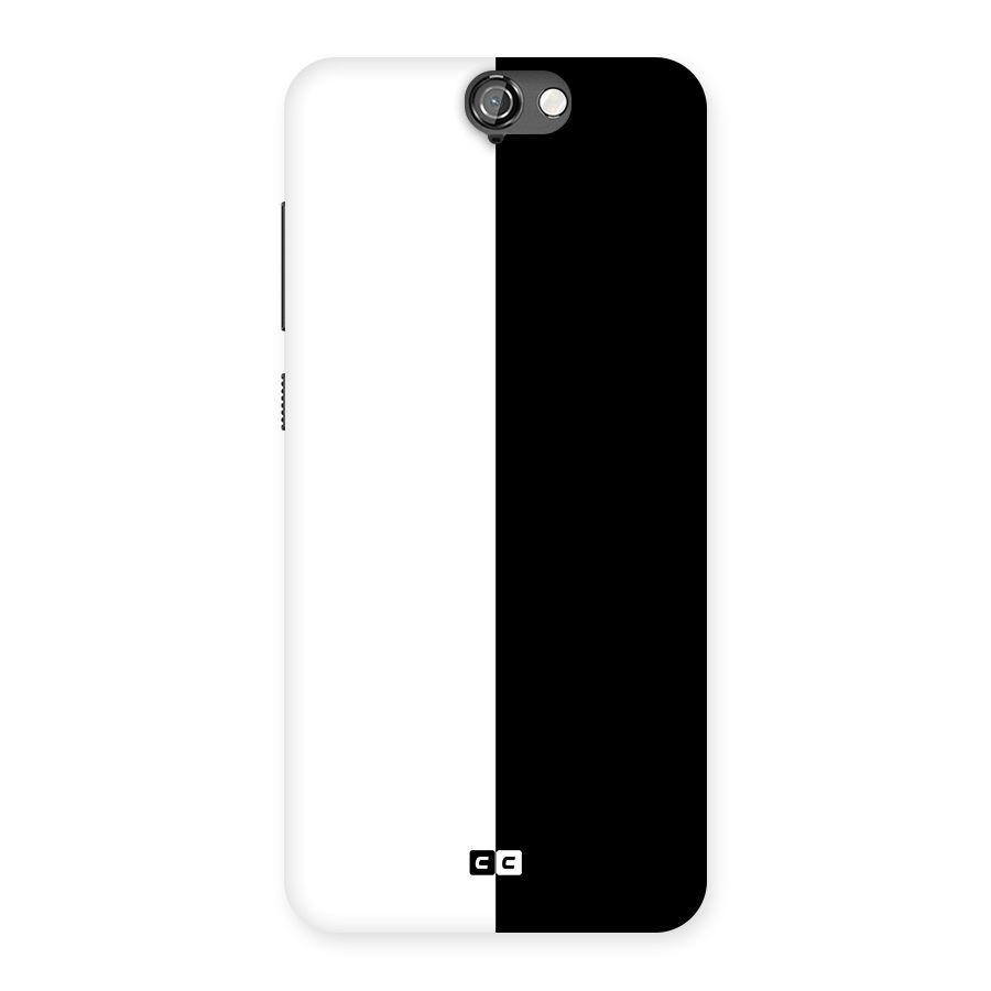 Simple Black White Back Case for HTC One A9