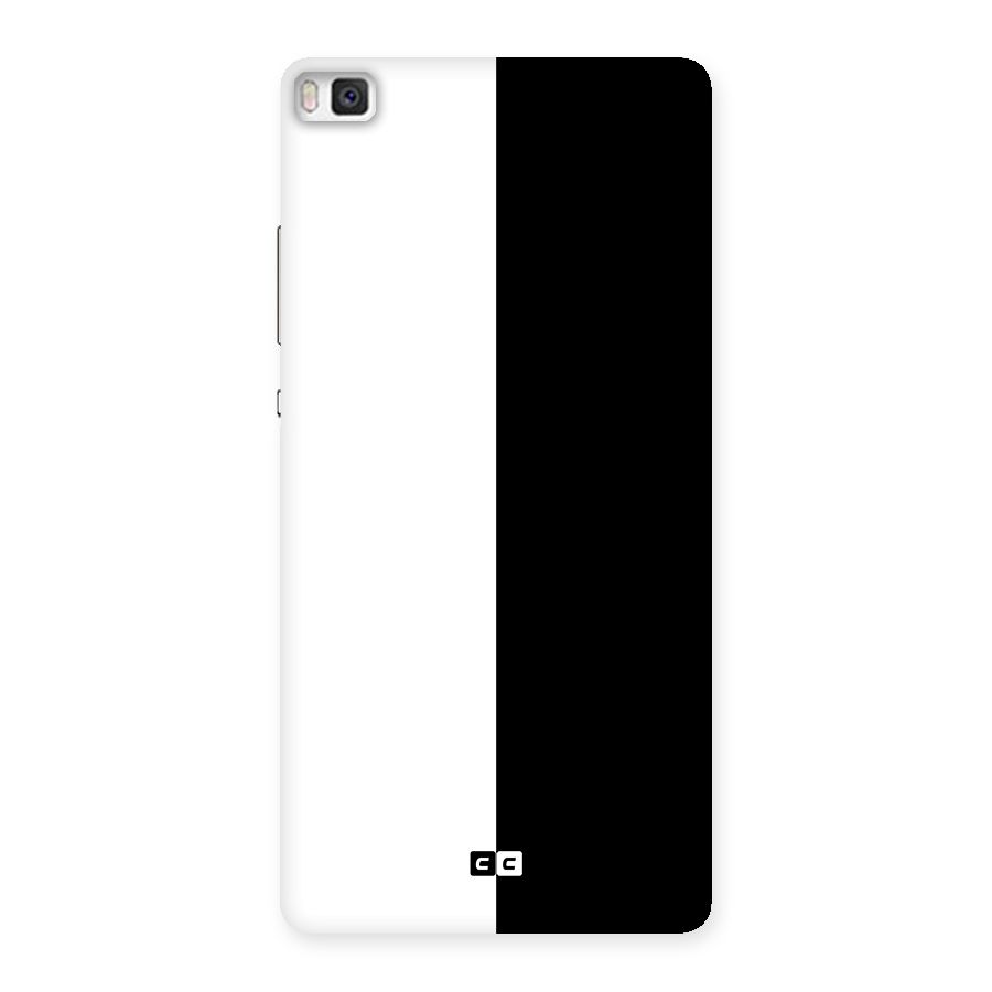 Simple Black White Back Case for Huawei P8